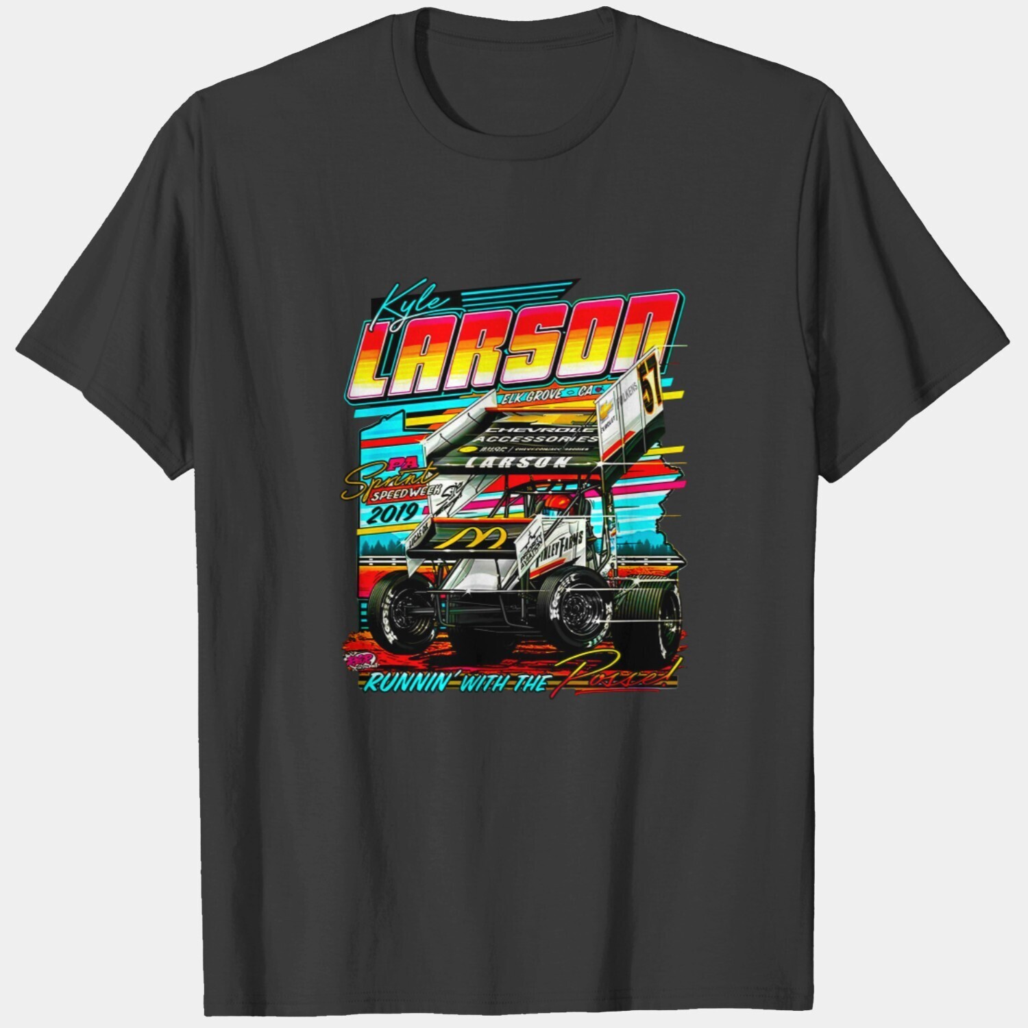 Kyle Larson Racing Car T Shirts, Graphics Unisex T-Shirt
